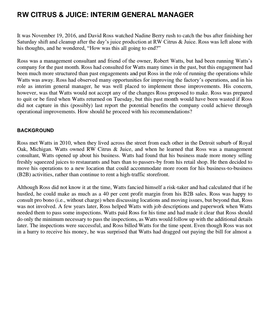 3. What is the bare minimum that needs to be in