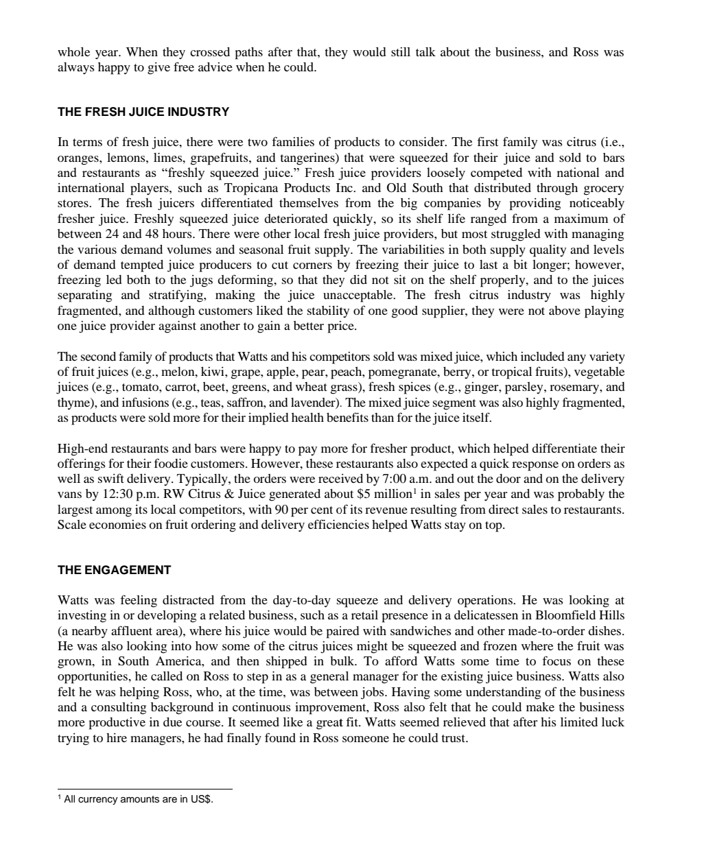 3. What is the bare minimum that needs to be in