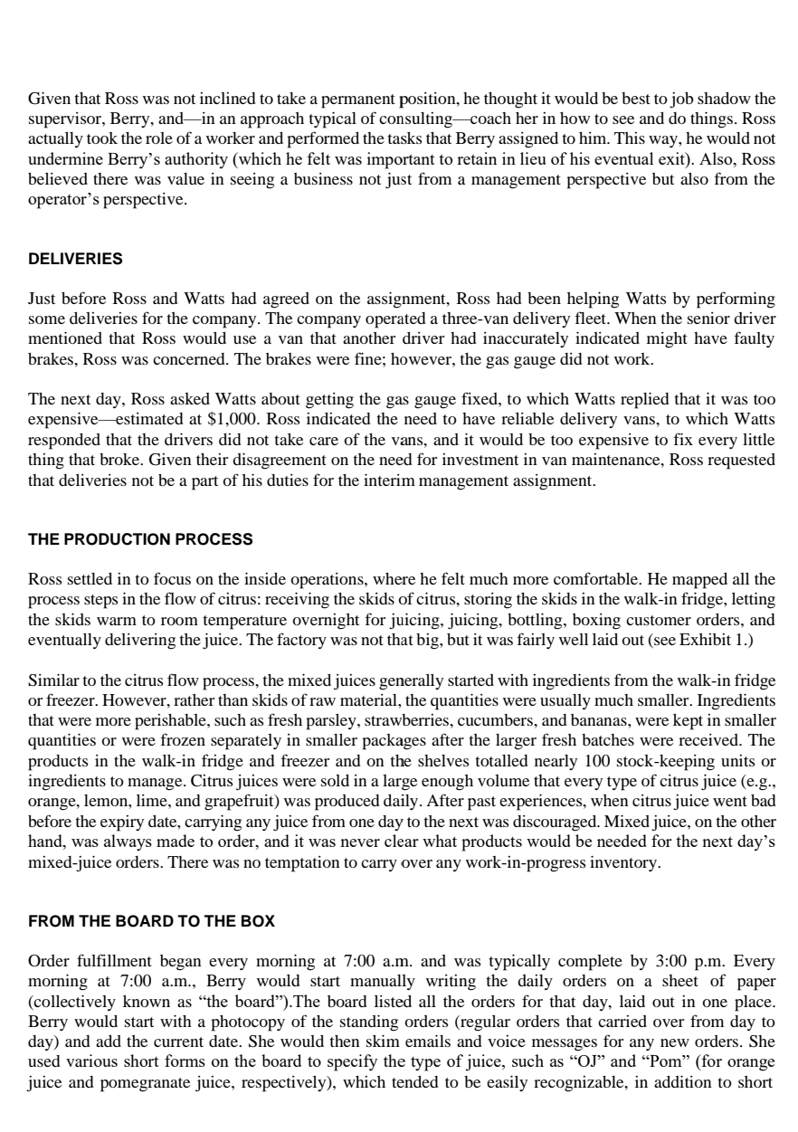 3. What is the bare minimum that needs to be in