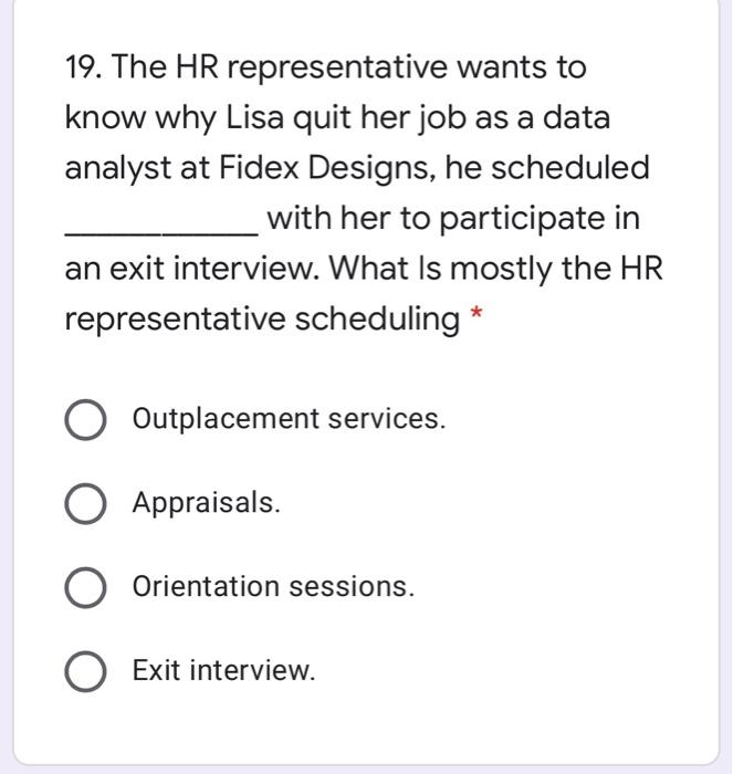 20. Being concerned about the new separation