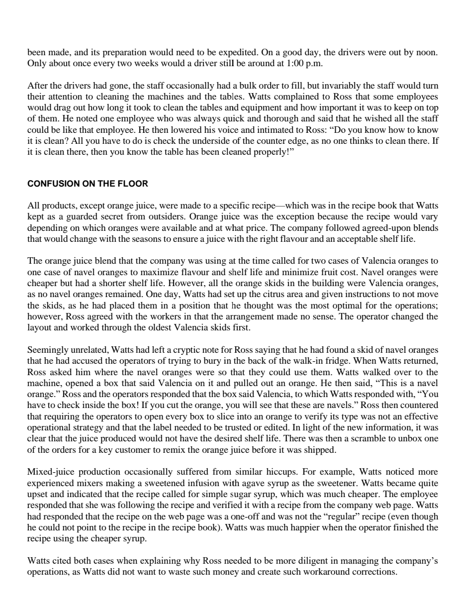 3. What is the bare minimum that needs to be in