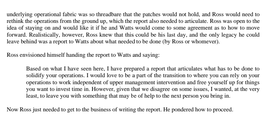 3. What is the bare minimum that needs to be in