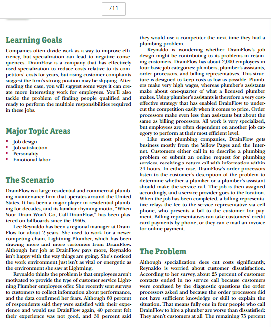 711 Learning Goals they would use a competitor