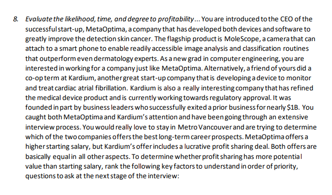 5. Find the fastest way to restoring revenue...