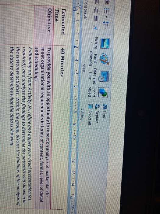 Find Sac Replace Paragraph Picture Paint Date and