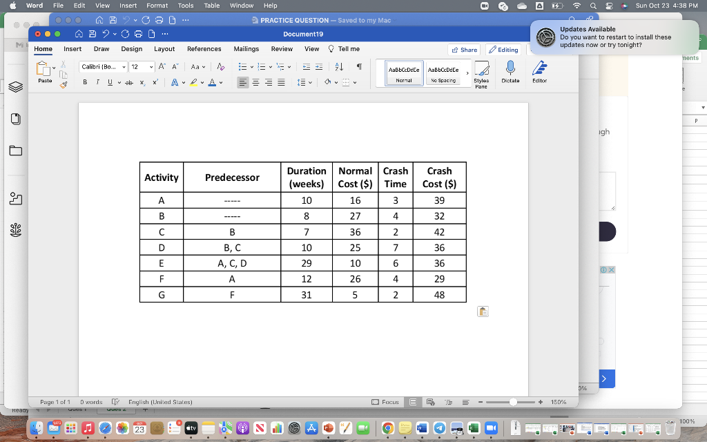 COURSE - PROJECT MANAGEMENT Below is the summary