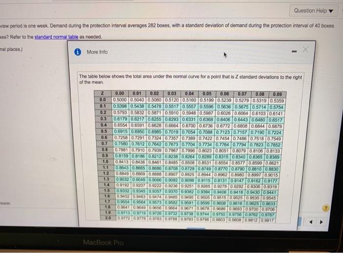 In a P system, the lead time for a box of