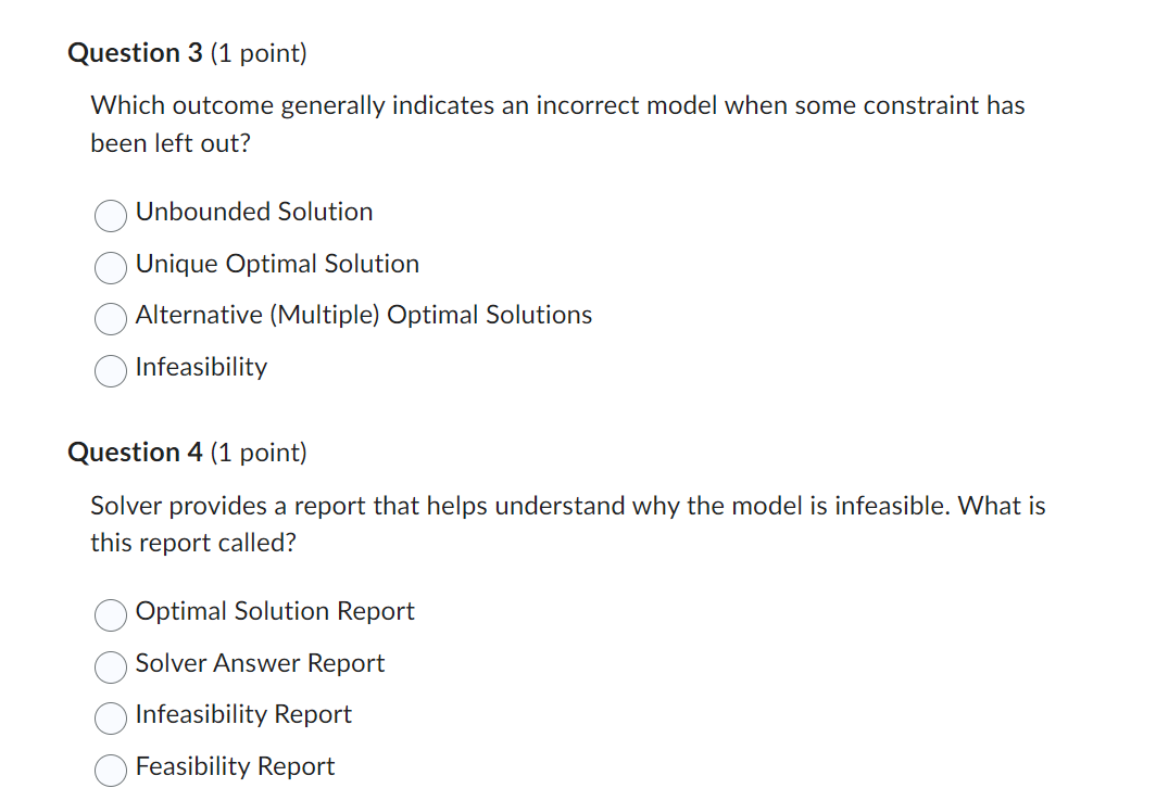 Which outcome generally indicates an incorrect
