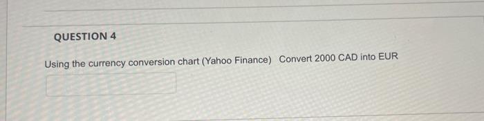 Using the currency conversion chart (Yahoo