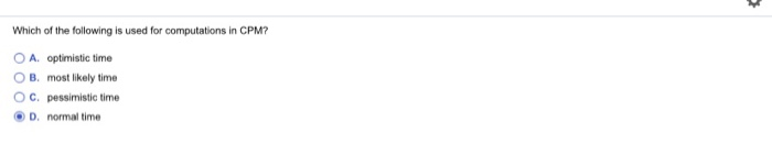 please let me know if these are correct Which of