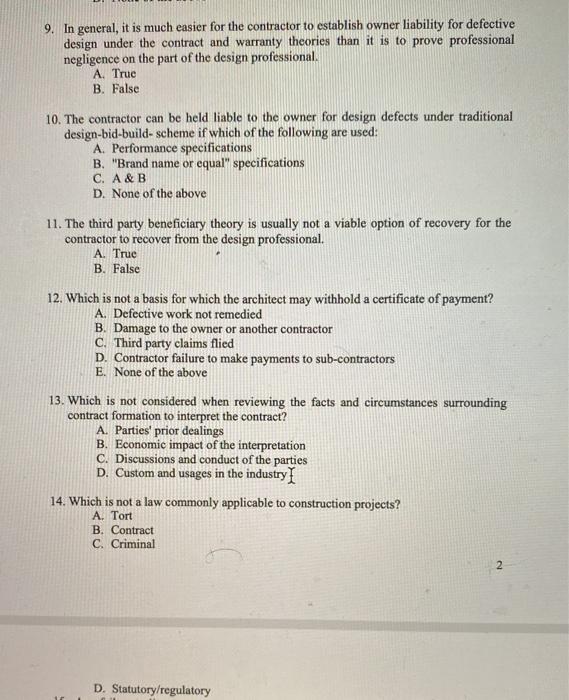 9. In general, it is much easier for the