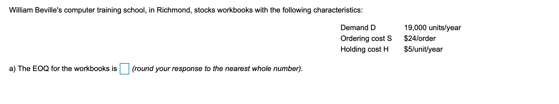 William Beville's computer training school, in