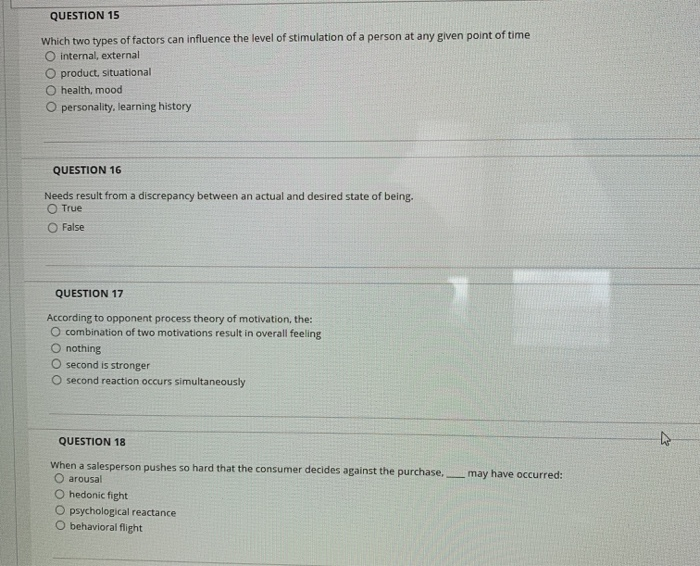 QUESTION 11 Which is not a requirement for