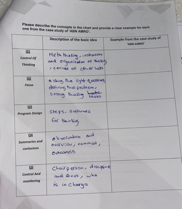 Please read the case study below and answer the