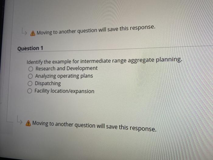 A Moving to another question will save this