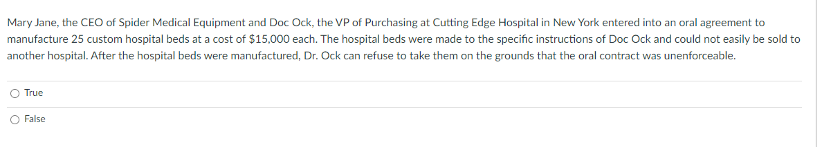 Mary Jane, the CEO of Spider Medical Equipment