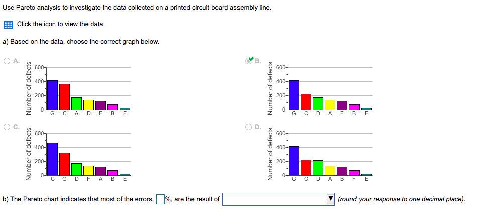 Plz help for the second Question! Use Pareto