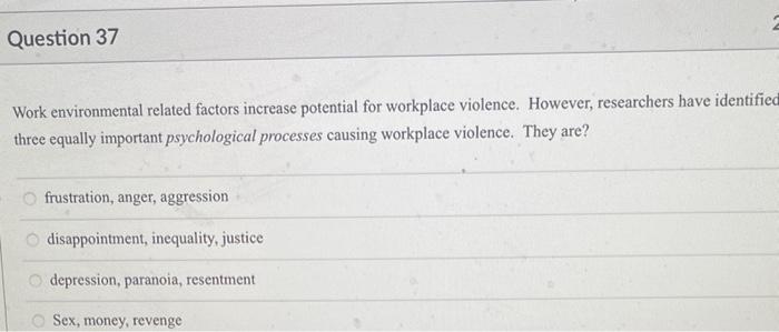 Question 35 A set of work design principles