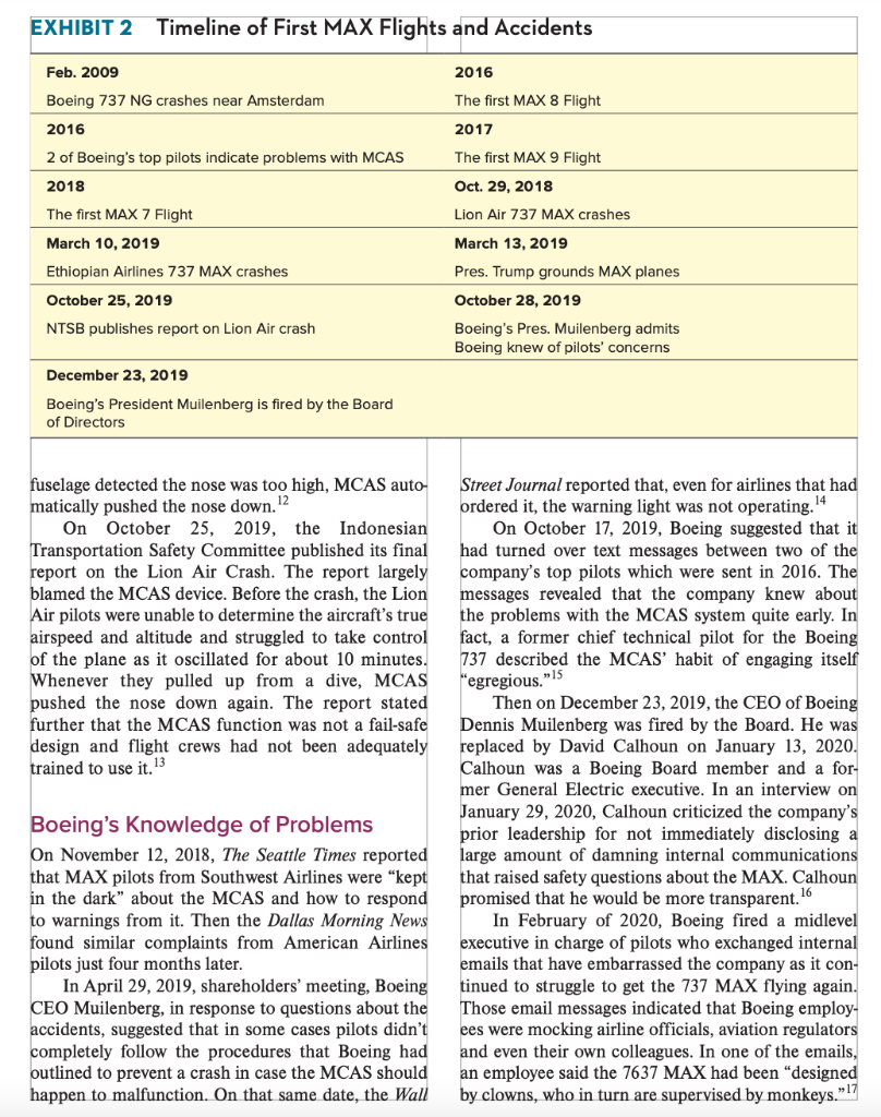 Boeing case study questions: 1. Prepare an IFAS