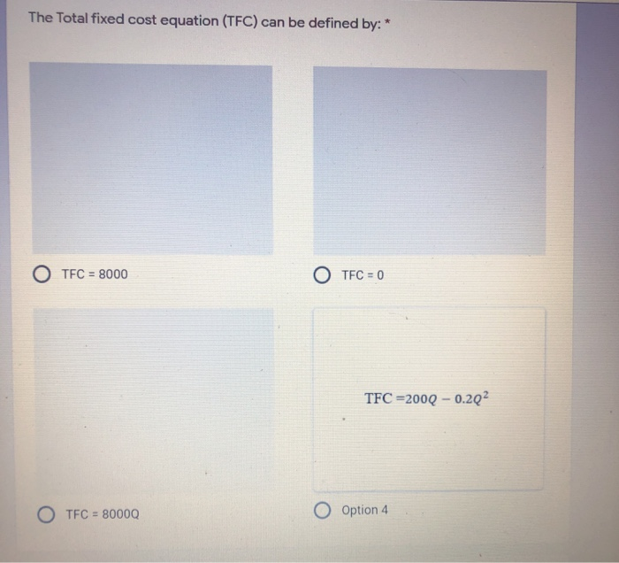 The Quantity of output where TC is maximized is