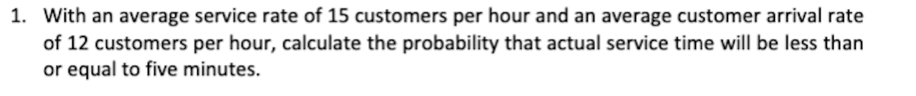 Please answer in Excel format showing formulas in