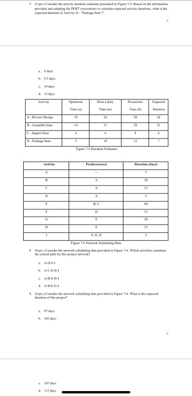 II. Multiple Choices: (50 pts.) 1. (2 pts)