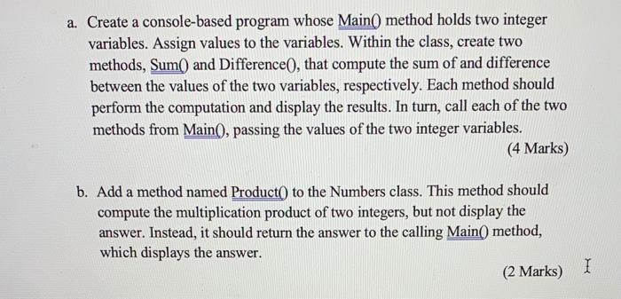 Using C# Step by Step read the question carefully