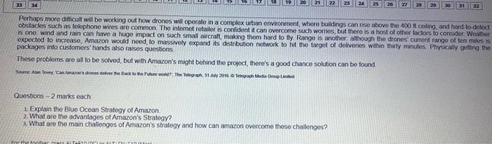 case study 3 questions Case Study: Amazon's Blue