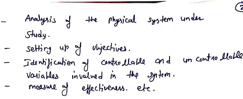 E Analysis of the physical system under Study.