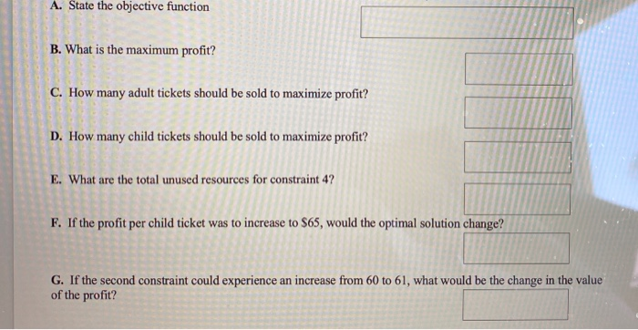 4. The output below is from a linear programming