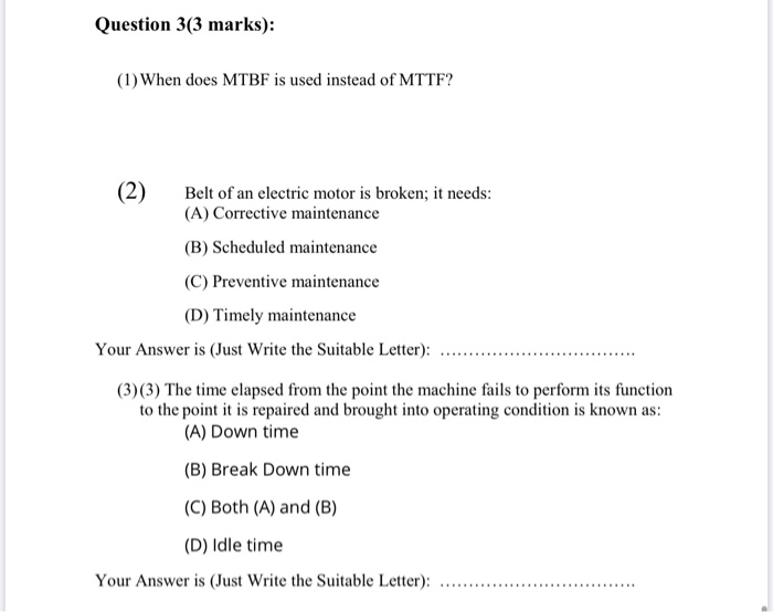 Question 2(5 marks): An automatic machine uses