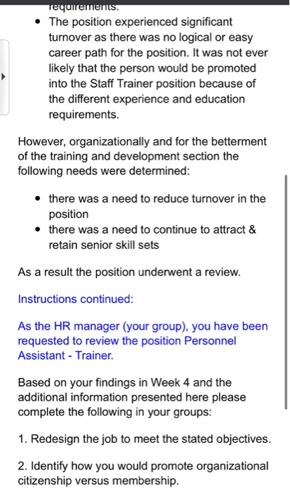 This is a multiple part exercise to examine