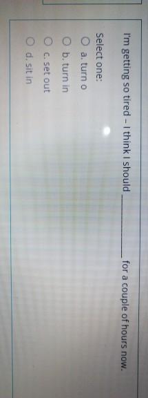 I'm getting so tired - I think I should for a