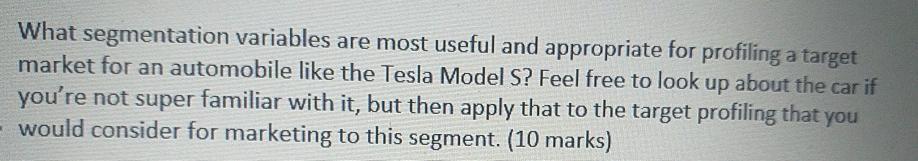 What segmentation variables are most useful and