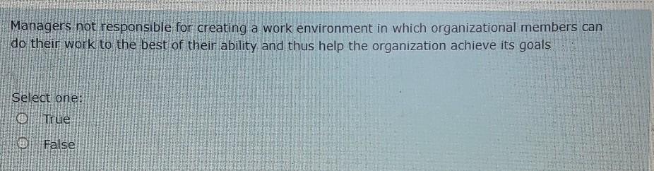 42 Managers not responsible for creating a work