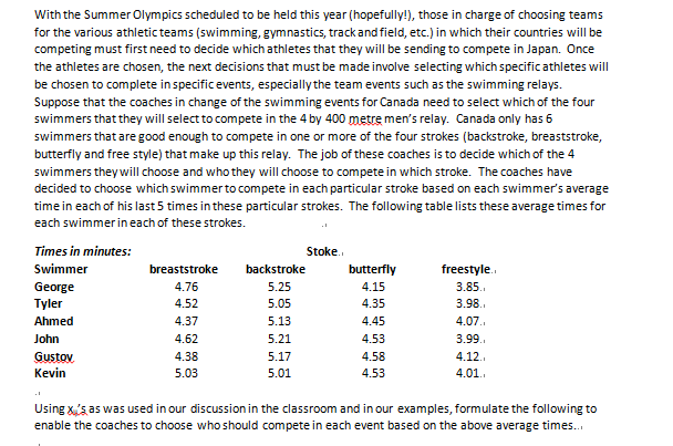 the objective function (only include the first 2