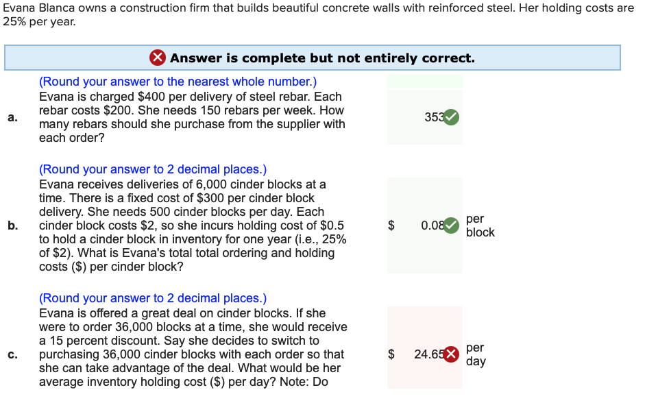 Evana Blanca owns a construction firm that builds