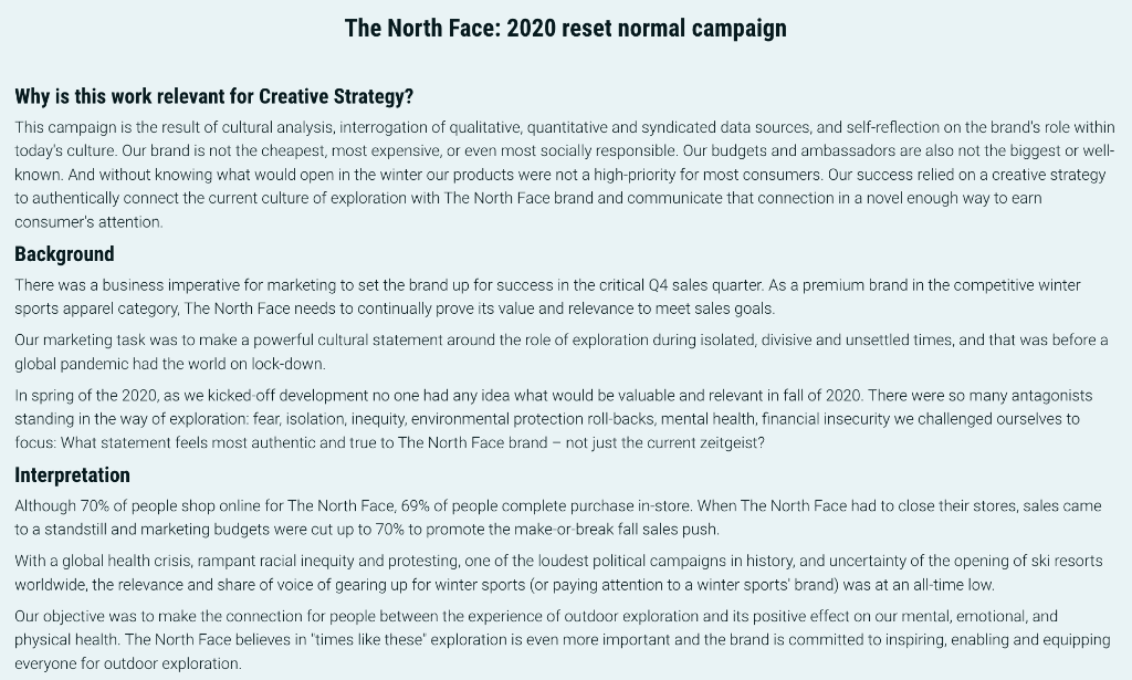 Why is this work relevant for Creative Strategy?