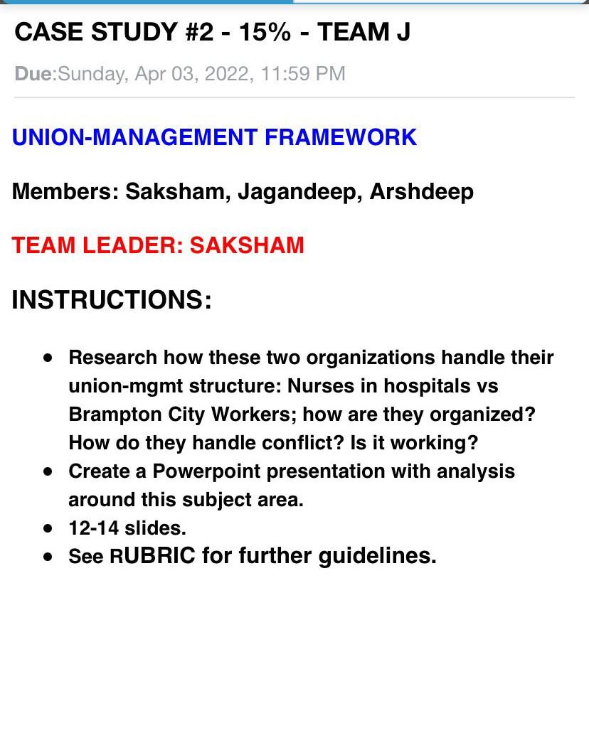 please do it as soon as possible! Research how