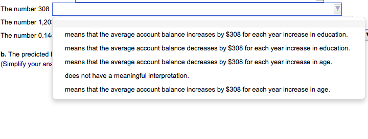 A bank developed a model for predicting the