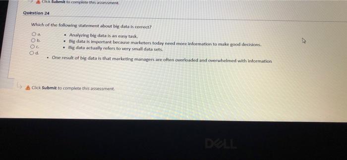 Question 18 Moving to another question will save