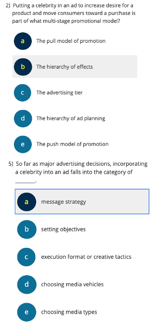 PROVIDE CORRECT ANSWER TO QUESTION 2) Putting a