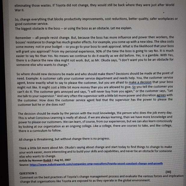 please help with Question 2 (60) SECTION A Read