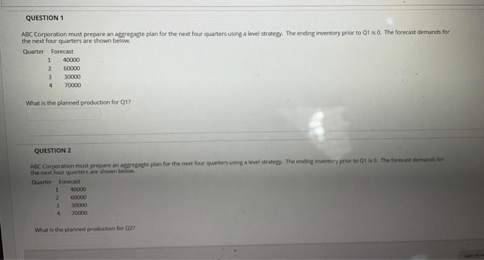 QUESTION 1 ABC Corporation must prepare an