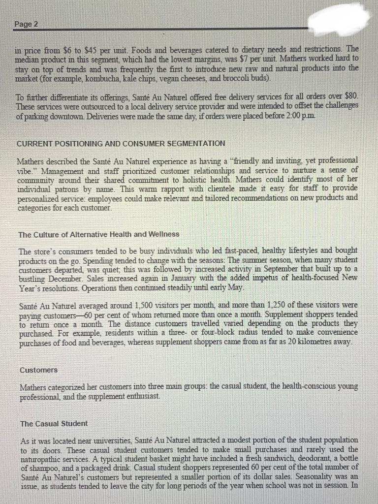 After reading the article... Why do customers