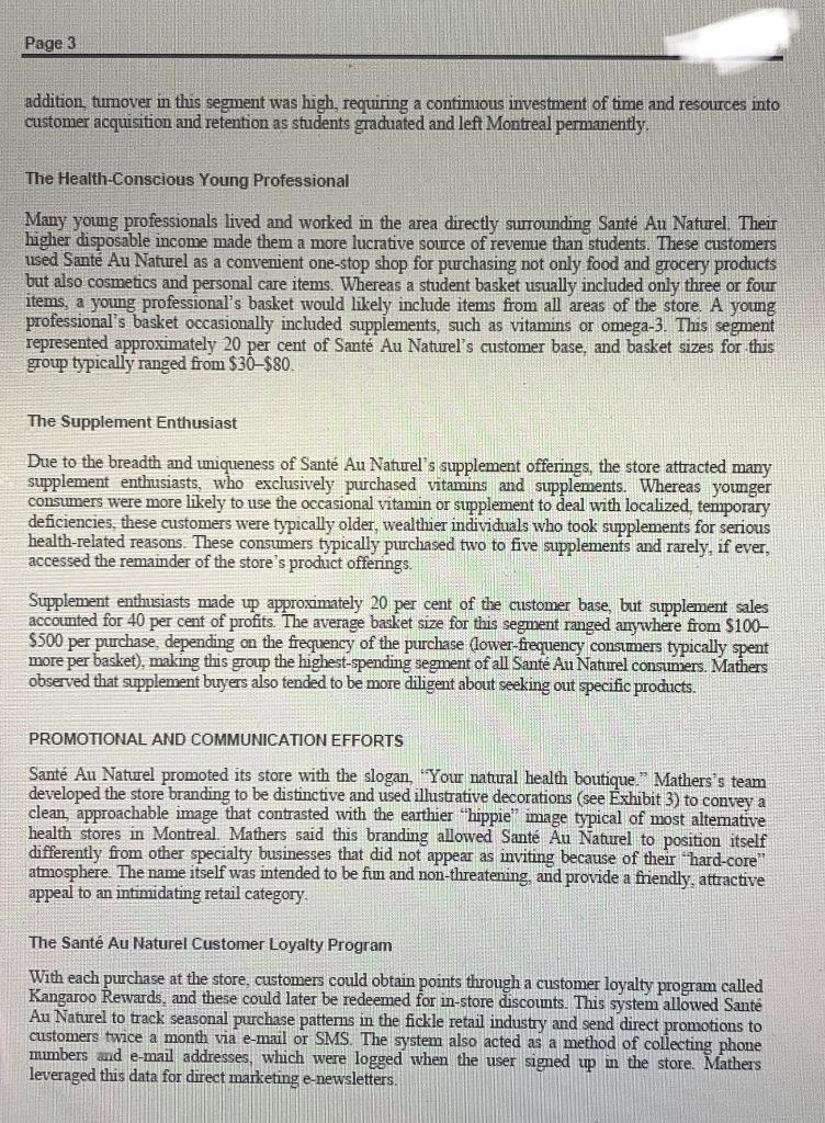 After reading the article... Why do customers