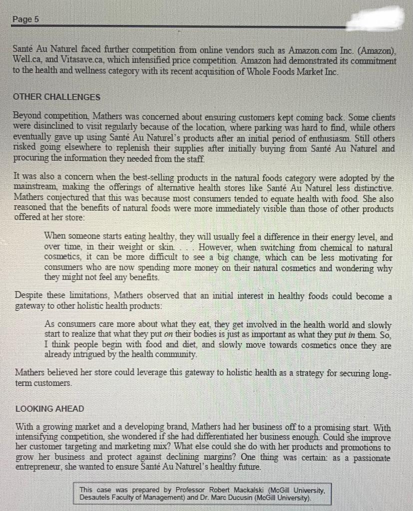 After reading the article... Why do customers