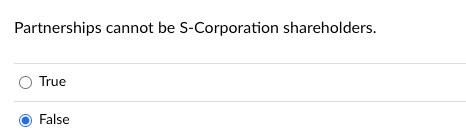 Is this the correct answer or not? Partnerships