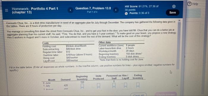 Help III Homework: Portfolio 4 Part 1 (chapter