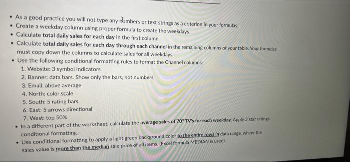 Assignment: Open Assignment 3 Data.xlsx Sales